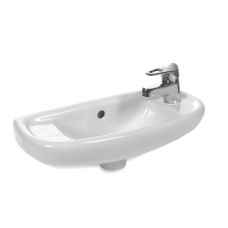 Kompact short projection cloakroom basin